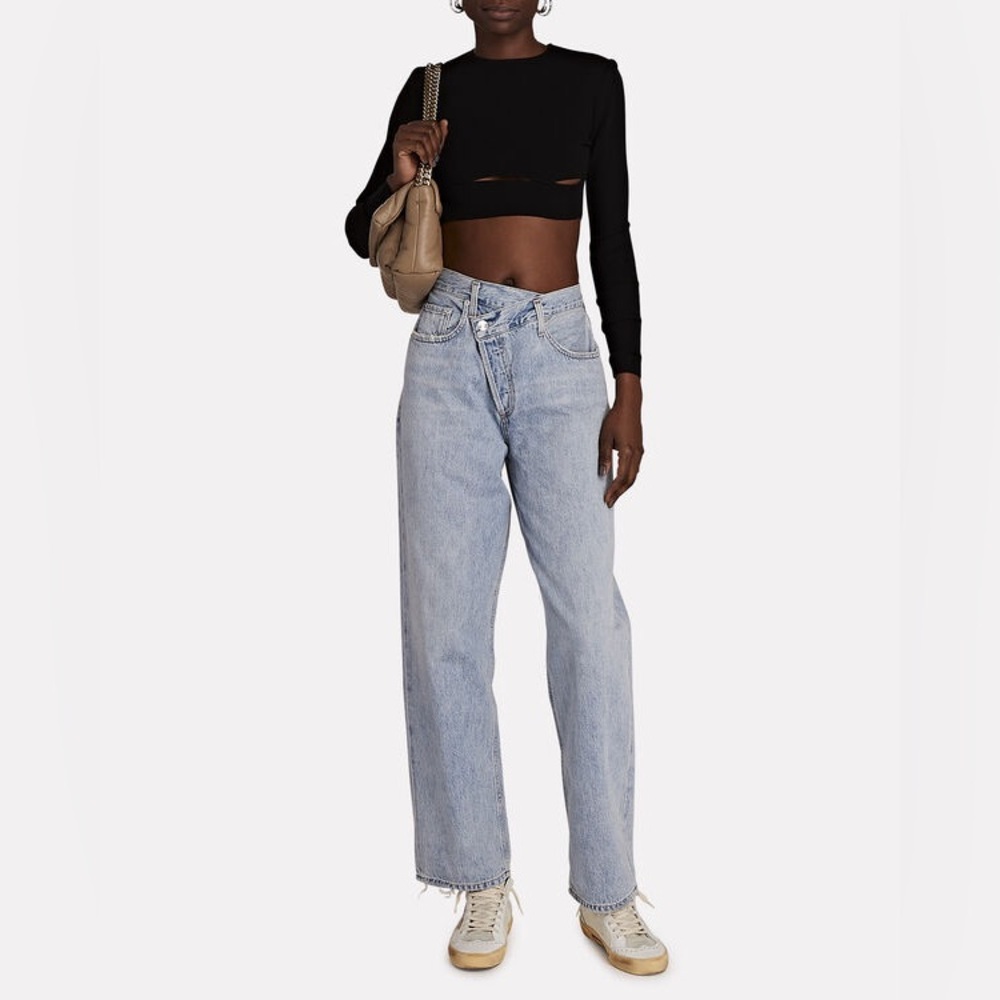 AGOLDE Criss Cross Upsized Jean in Suburbia Size 31 Blue